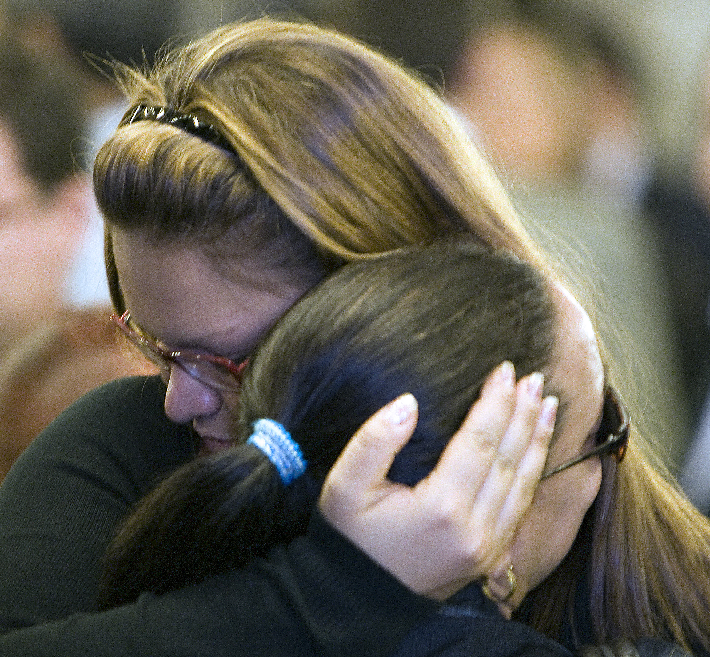 Loved ones of the people who died in Air France flight 447 crash in Rio de Janeiro, Brazil in 2009 | Source: Getty Images